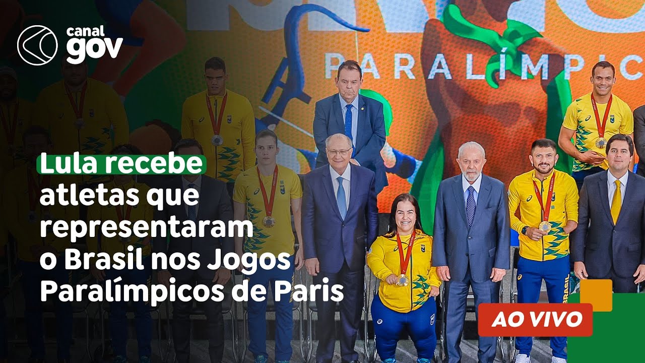 🔴 Lula recebe atletas que representaram o Brasil nos Jogos Paralímpicos de Paris
