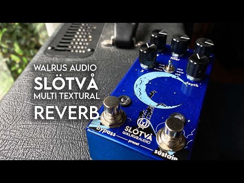 Walrus Audio Slötvå Multi-Texture Reverb 2022 - 2023 - Blue image 4