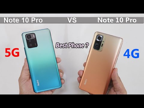 Redmi Note 10 Pro 5G  Vs  Redmi Note 10 Pro 4G  - What is the Difference