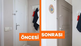 Ev Yenileme - Çıtalı Çelik Kapı Boyama Uygulaması - Seray Kutsal ile Kendin Yap