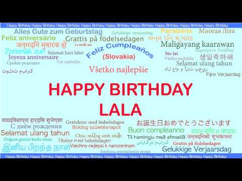 LaLa   Languages Idiomas - Happy Birthday