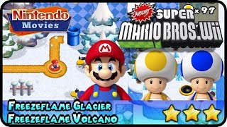Newer Super Mario Bros Wii - World 5 - Freezeflame