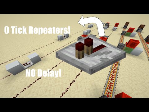 Different Instant Repeater Designs | Redstone Essentials #4