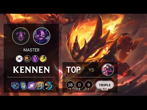 Kennen Top vs Irelia - KR Master Patch 10.21