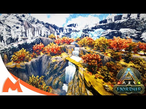 Building a Viking inspired Longhouse in ARK Fjördur [LIVE]