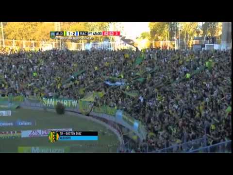 Gol de Gastón Díaz. Aldosivi 1-2 Racing