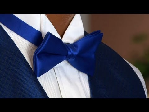 How to wear a bow tie & winged collar : tuxedos