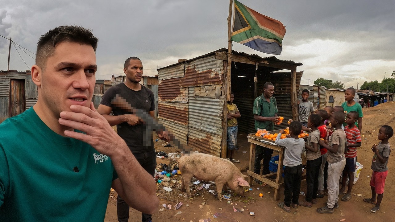 ME ENSEÑAN COMO R0B4N en uno de los BARRIOS MÁS POBRES de Sudafrica 🇿🇦