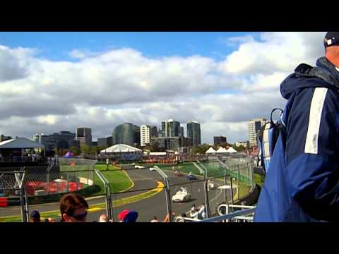 2013 Melbourne F1 Frogeye Sprite procession