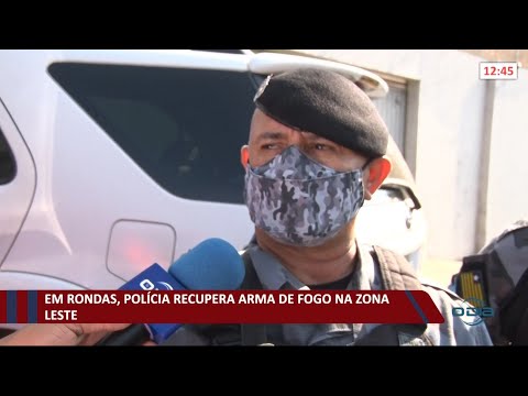 Em rondas, PoliÌcia recupera arma de fogo na zona leste 30 09 2021