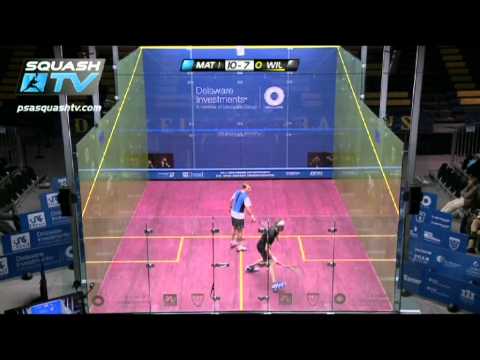 Squash : Nick Matthew v James Willstrop Semi-Final Roundup U.S. Open 2011