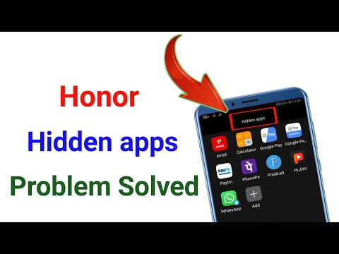Honor hidden apps problem solved | How to hide apps in honor |