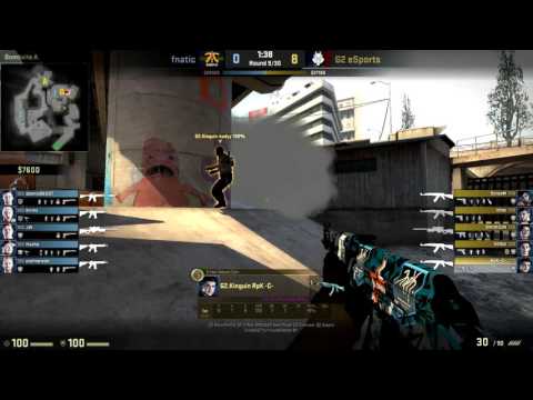 CS:GO POV Demo G2 RPK ( 20/8) vs Fnatic (de_overpass)