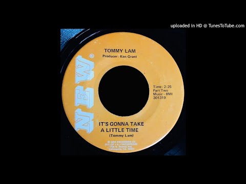 Tommy Lam - It's Gonna Take A Little Time - New (IN Blue Eyed Soul)