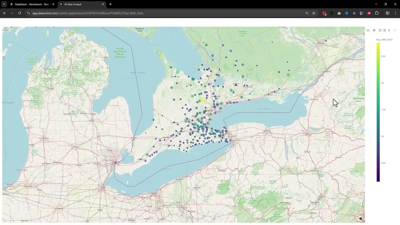 データと会話するエージェント