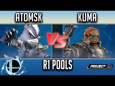 Atomsk (Wolf) vs Kuma (Ganondorf) - Smash 'N' Splash 3 PM R1 Pools