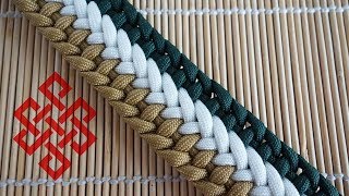How to Make a Tricolor Weave Paracord Bracelet Tutorial