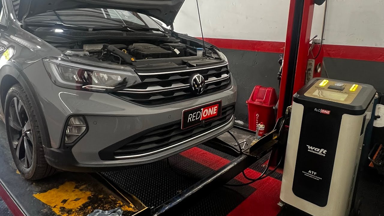 Troca de óleo câmbio automático Nivus. Duvido você não trocar do seu carro depois desse vídeo 😂