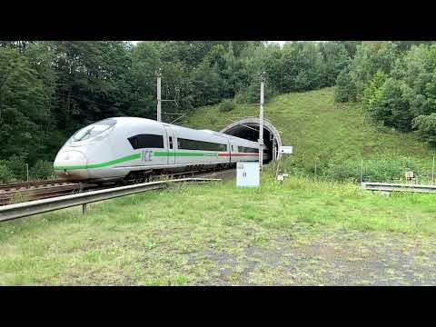 German ICE Train At Tunnel - TRAINS IN SLOMO