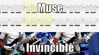 Muse Invincible Guitar Lesson With Tab