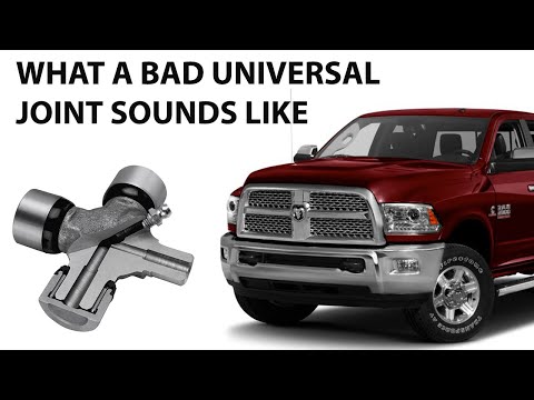 WHAT A BAD UNIVERSAL JOINT SOUNDS LIKE - 2012 Ram 2500 LONG HORN