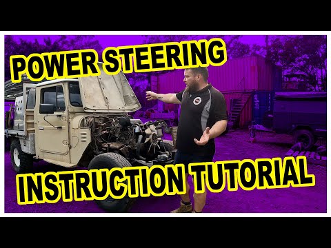 60 Series Power Steer Tutorial in a HJ47 Landcruiser