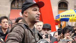Tom Morello &#39;The Fabled City&#39; at Occupy Wall Street