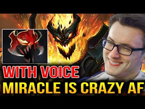 Miracle- [With Voice] HE IS A CRAZY GUY Dota 2
