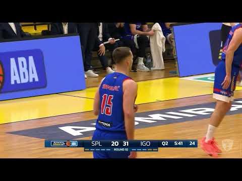 AdmiralBet ABA League 2025/26, highlights, Round 10: Split – Igokea m:tel (12.12.2025)