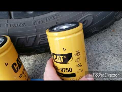 Duramax Lbz Cat fuel filter change w/ adapter