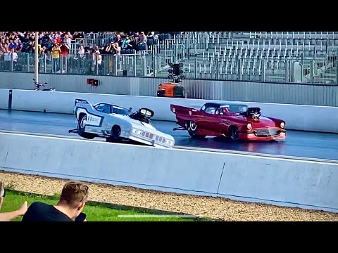 Crazy Pro Mod run for Michel Toren!!! FIA European Finals 2022, Santa Pod Raceway