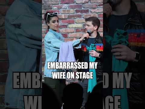 EMBARRASSED MY WIFE ON STAGE | Drew Lynch | #drewlynch #wife #standup #shortking