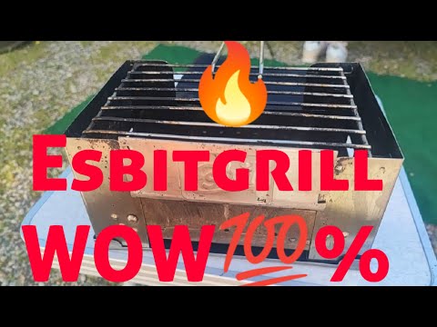 🇮🇹💪🫕🍔Esbit Grill for your motorhome, campervan or van.💥 Esbit Grill on holiday in Italy.🫕Grilling...