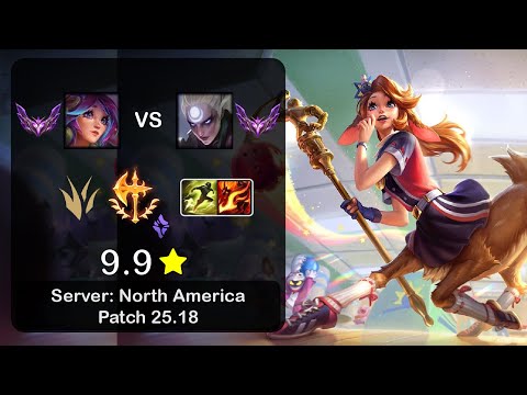 Lillia Jungle vs Diana - NA Master - Patch 25.18