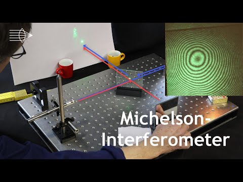 Michelson - Interferometer, Aufbau und Messung