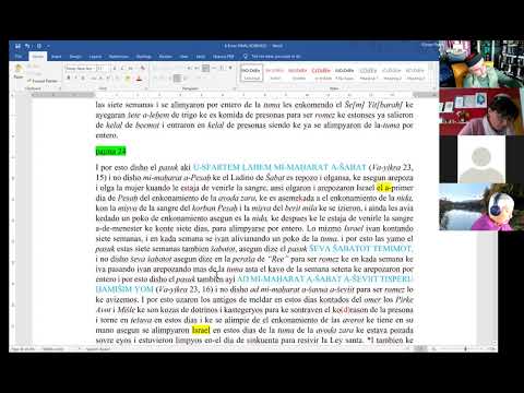 Yeshiva Minhat Milena 38: Meam loez sovre el livro de Vayikra, p. Emor (Pirke avot), parte primera