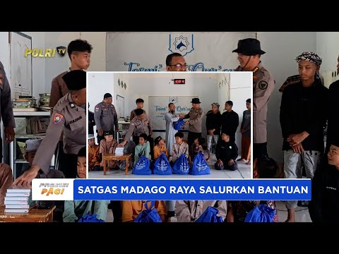 SATGAS MADAGO RAYA SERAHKAN BANTUAN KE PONPES DI PARIGI TENGAH