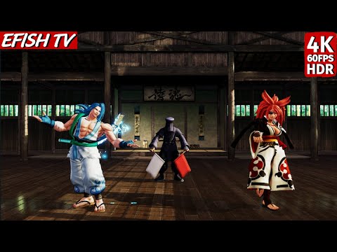Kazama Sogetsu vs Baiken (Hardest AI) - Samurai Shodown | 4K 60FPS