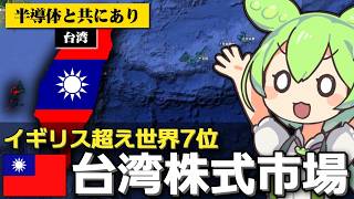 台湾の株式市場の時価総額がイギリスを抜いた件について