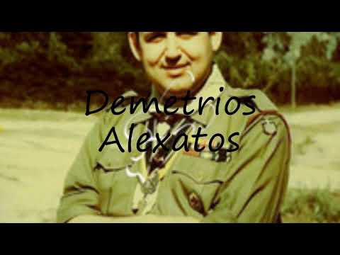 How to pronounce Demetrios Alexatos in English?