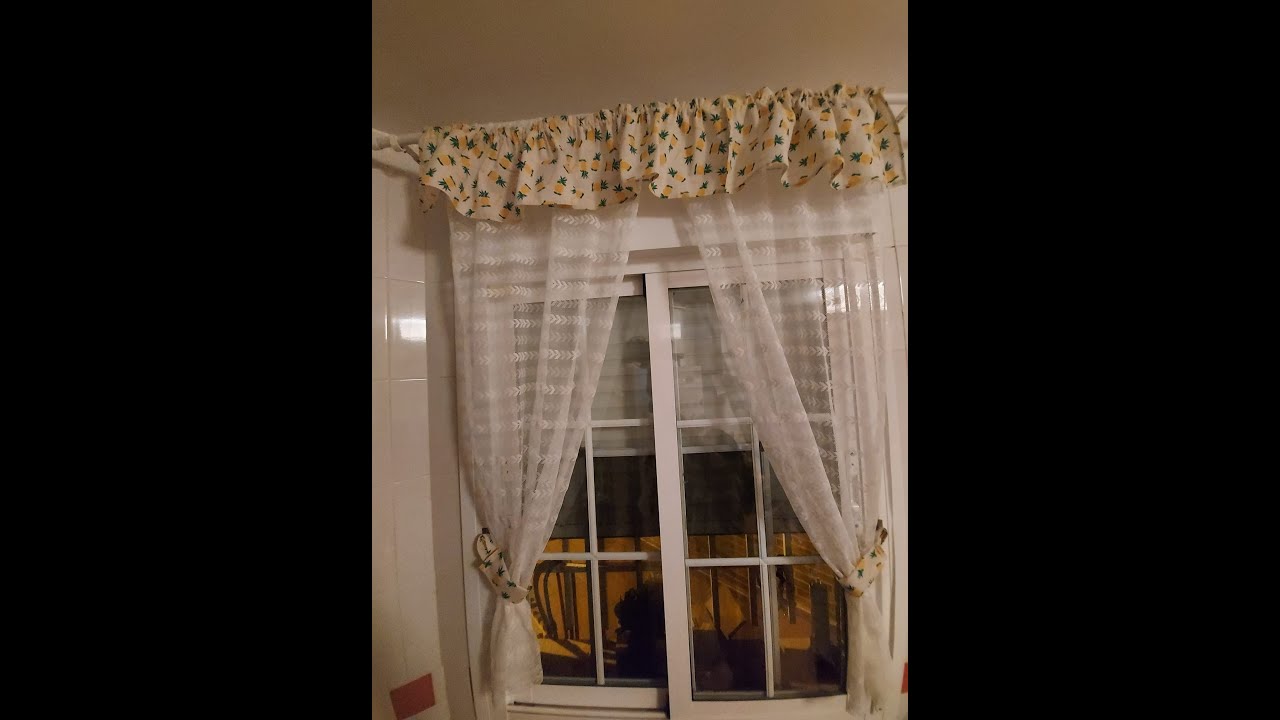Como hacer cortinas con / Visillos Fruncidos /