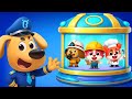 Try A Job Day Learn Jobs And Professions Kids Cartoon Sheriff Labrador