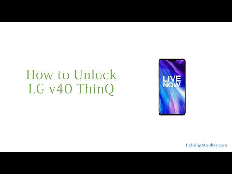 How to Unlock LG V40 ThinQ - When Forgot Password