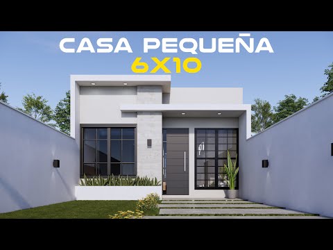 El diseño perfecto para terrenos pequeños 😱 | Casa moderna 6x10