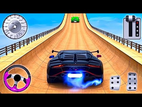 Mega Ramp Car Racing Master Simulator | GT Car Stunts & Impossible Ramp Racing 3D Gameplay