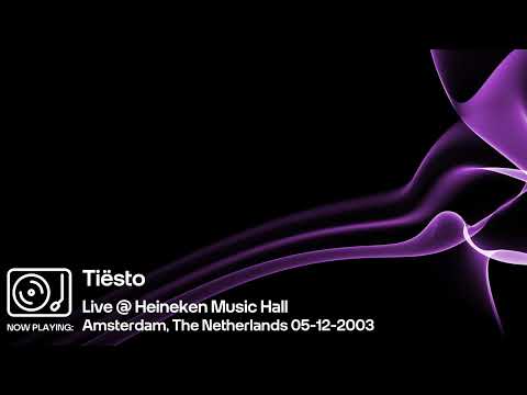 Tiësto -  Live @ Heineken Music Hall Amsterdam, The Netherlands 05-12-2003