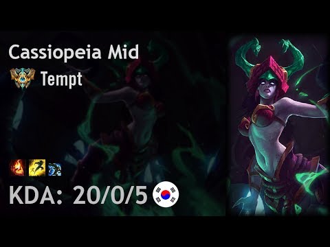 Cassiopeia Mid vs Vladimir - Tempt - KR Challenger Patch 7.17