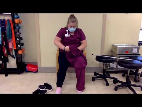 YouTube video about: How to put on pants after back surgery?