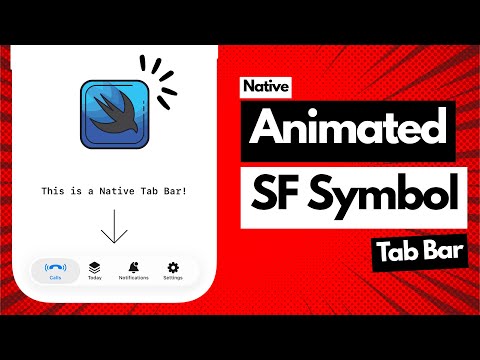 SwiftUI Animated Tab Icons - Symbol Effects Tab Bar - Xcode 26 thumbnail
