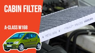 Youtube thumbnail of video "How to replace the cabin filter A-Class W168 👃"